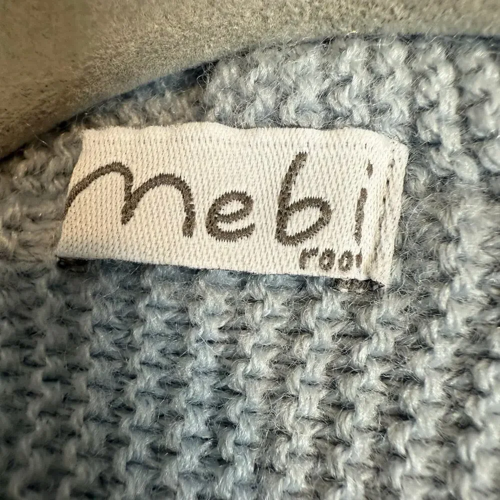 Mebi Baby Seed Stitch Knit Pram Suit Romper Hood One Piece Sweater 24 Months